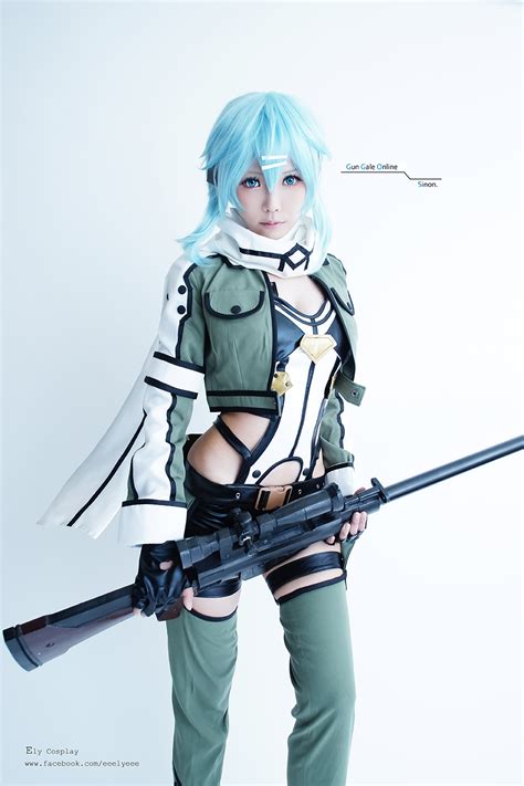 sinon cosplay|Sinon Cosplay from Sword Art Online